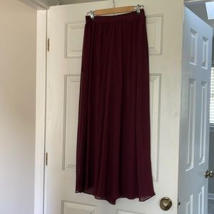 Burgundy pants